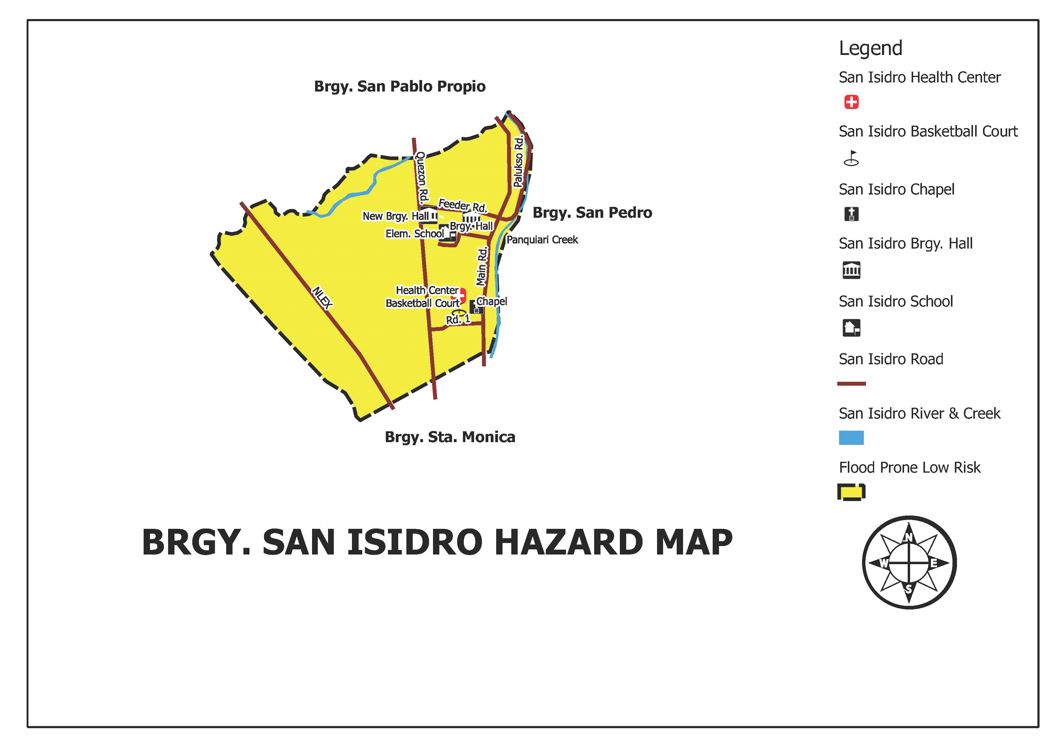 Brgy. San Isidro Hazard Map 